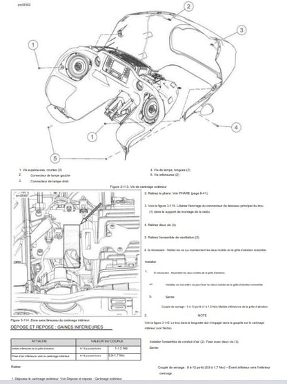 Manuel d'atelier Harley Davidson Touring 2021 français