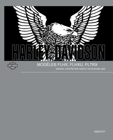Manuel d'atelier Harley Davidson FLHX FLTRX 2025 français Docautomoto