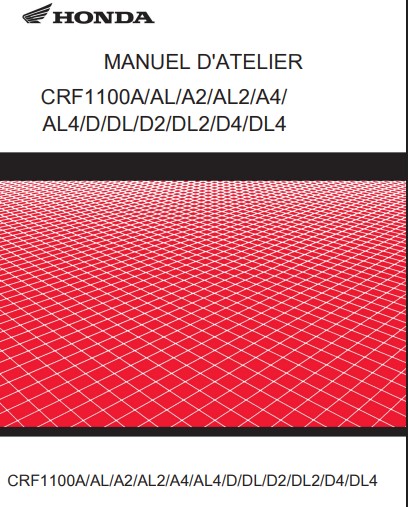 Manuel d'atelier Honda Africa Twin 1100 2021 français Docautomoto