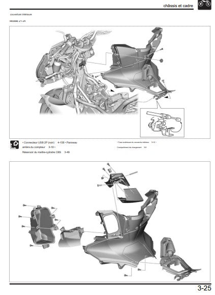 Manuel d'atelier Honda 125 PCX 2021 2025 français