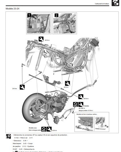 Manuel d'atelier Honda 125 PCX 2021 2025 français