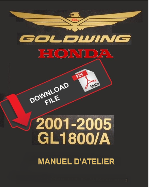 Manuel d'atelier Honda 1800 GoldWing 2001 2005 français Docautomoto