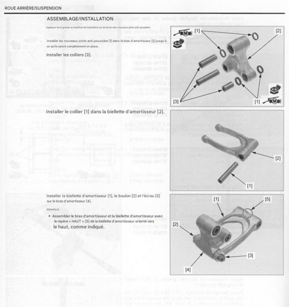 Manuel d'atelier Honda 750 Transalp 2023 français et anglais Docautomoto
