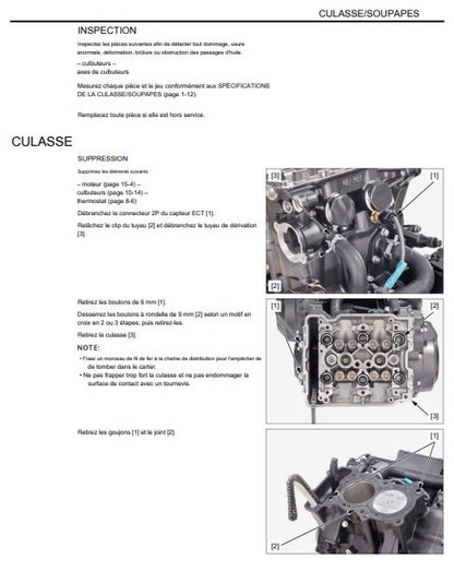 Manuel d'atelier Honda CB500F CBR500R 2024 français Docautomoto