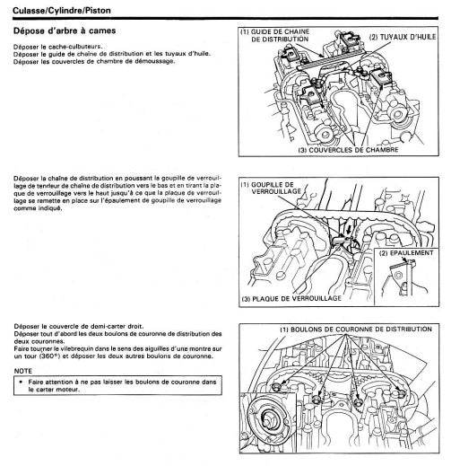 Manuel d'atelier Honda CB 750 F2 et Seven Fifty 1992 français Docautomoto