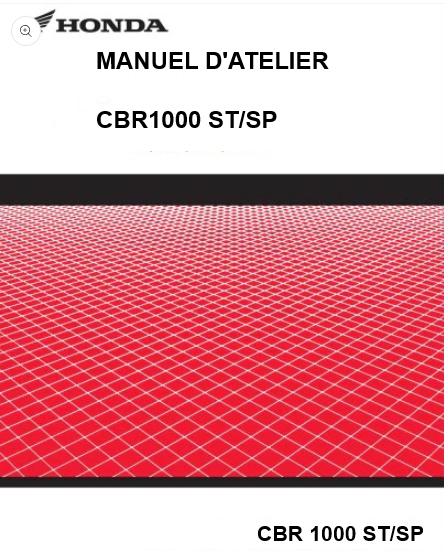 Manuel d'atelier Honda CBR 1000 ST SP 2020 français Docautomoto