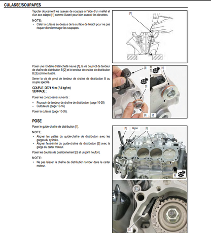 Manuel d'atelier Honda CBR 1000 ST SP 2020 français Docautomoto
