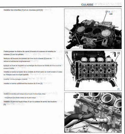 Manuel d'atelier Honda CBR 650 RR 2020 français { {{ Docautomoto }}