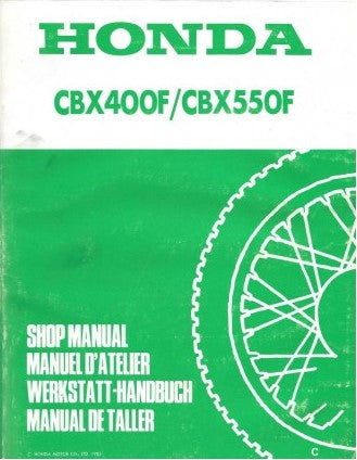 Manuel d'atelier Honda CBX 400 550 1982 français Docautomoto