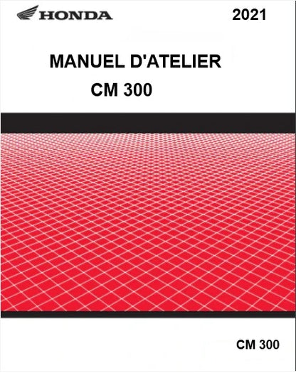 Manuel d'atelier Honda CM300 Rebel 2021 français