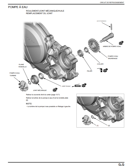 Manuel d'atelier Honda CRF 250 2025 français Docautomoto