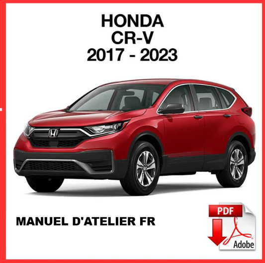 Manuel d'atelier Honda CRV 2017 2023 français Docautomoto