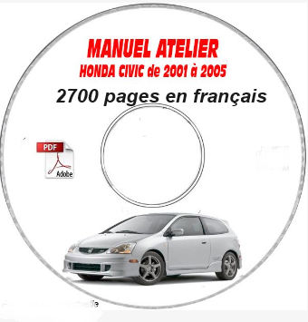 Manuel d'atelier Honda Civic 2001 2005 français { Docautomoto