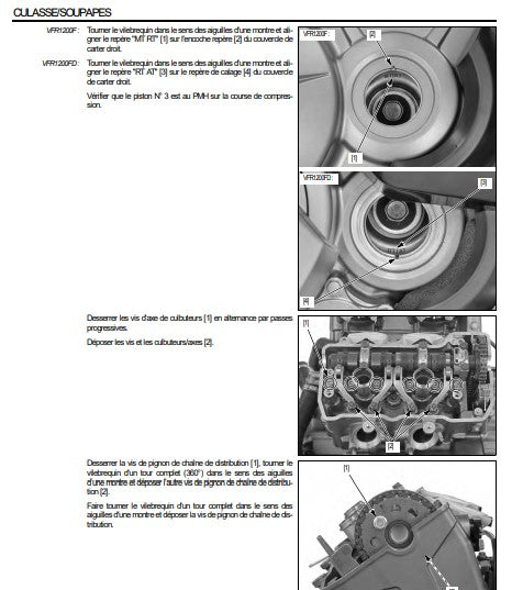 Manuel d'atelier Honda VFR 1200 2010 français DocAutoMoto
