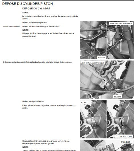 Manuel d'atelier Honda XLV 700 transalp 2007 pdf en français Docautomoto