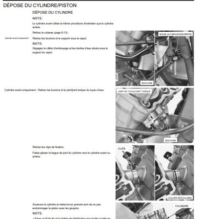 Manuel d'atelier Honda XLV 700 transalp 2007 pdf en français Docautomoto