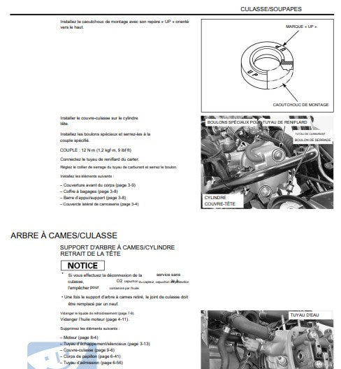 Manuel d'atelier Honda Lead 110 2009 français { {{ Docautomoto }}