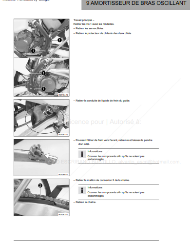 Manuel d'atelier Husqvarna 250 300 TE 2017 français { Docautomoto