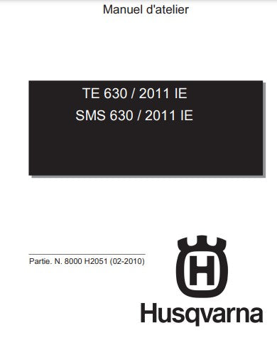 Manuel d'atelier Husqvarna TE SM 630 IE 2011 français { Docautomoto