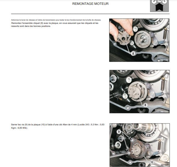 Manuel d'atelier Husqvarna TE SM 630 IE 2011 français { {{ Docautomoto }}