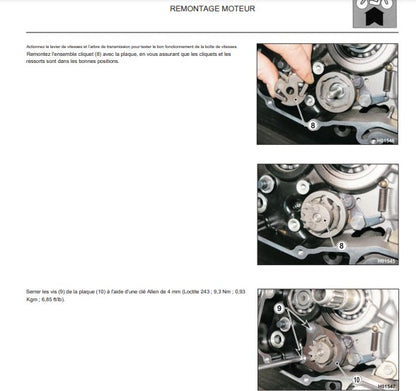 Manuel d'atelier Husqvarna TE SM 630 IE 2011 français { {{ Docautomoto }}