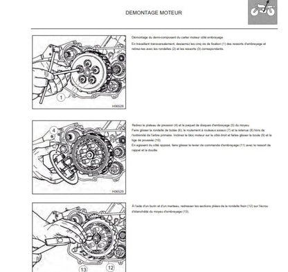 Manuel d'atelier Husqvarna 125 WRE SMS 2011 français { {{ Docautomoto }}