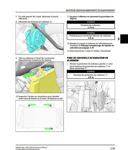 Manuel d'atelier Indian FTR 1200 en français Docautomoto