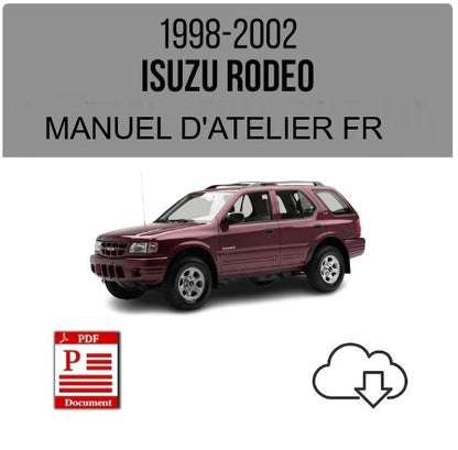 manuel d'atelier Isuzu Rodeo 1998 2002 français { {{ Docautomoto }}