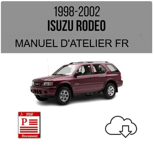 manuel d'atelier Isuzu Rodeo 1998 2002 français { {{ Docautomoto }}