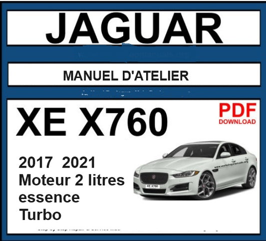 manuel d'atelier Jaguar XE 2017 2021 français { Docautomoto
