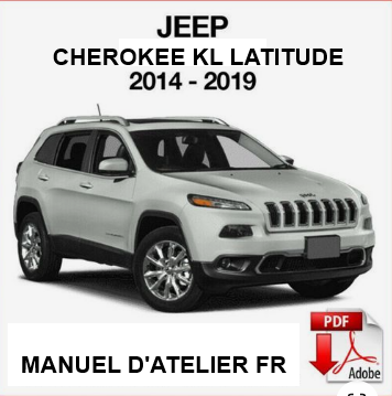 Manuel d'atelier Jeep Cherokee KL Latitude 2014 2018 français { {{ Docautomoto }}