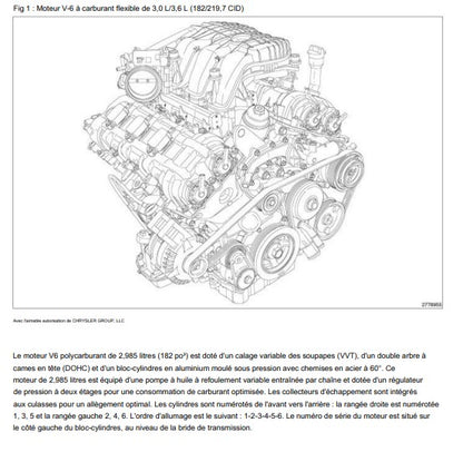 Manuel d'atelier Jeep Grand Cherokee 2016 { {{ Docautomoto }}