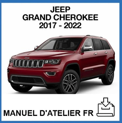 Manuel d'atelier Jeep Grand Cherokee 2017 2022 français Docautomoto