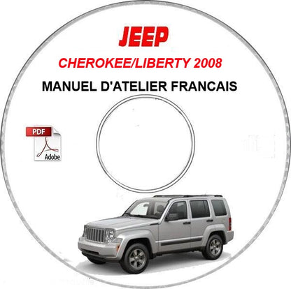Manuel d'atelier Jeep Liberty Cherokee KK 2008 français { {{ Docautomoto }}