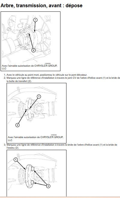 Manuel d'atelier Jeep Wrangler 2015 2018 français Docautomoto