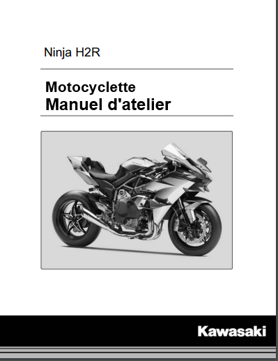 Manuel d'atelier Kawasaki Ninja H2R 2016 2018 français Docautomoto