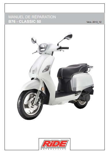 Manuel d'atelier KSR 50 classic 2013 français Docautomoto