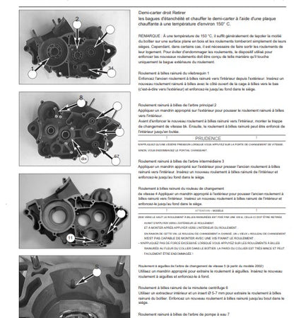 manuel d'atelier KTM 125 200 SX 2003 français { {{ Docautomoto }}