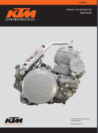 Manuel d'atelier KTM 250 SX 2003 français { {{ Docautomoto }}
