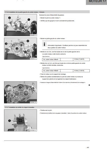 Manuel d'atelier KTM 250 SX 2020 français Docautomoto