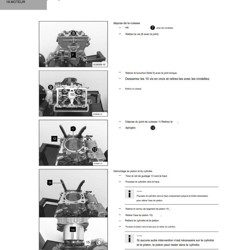 Manuel d'atelier KTM 390 Duke 2024 français