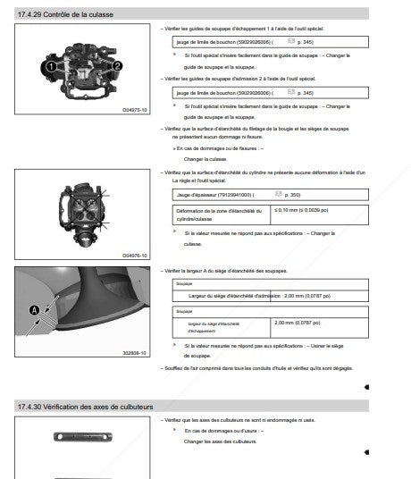 Manuel d'atelier KTM 450 SXF 2024 français Docautomoto