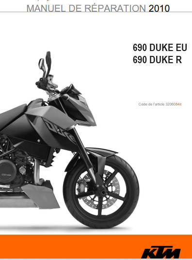 Manuel d'atelier KTM 690 Duke 2010 français { Docautomoto