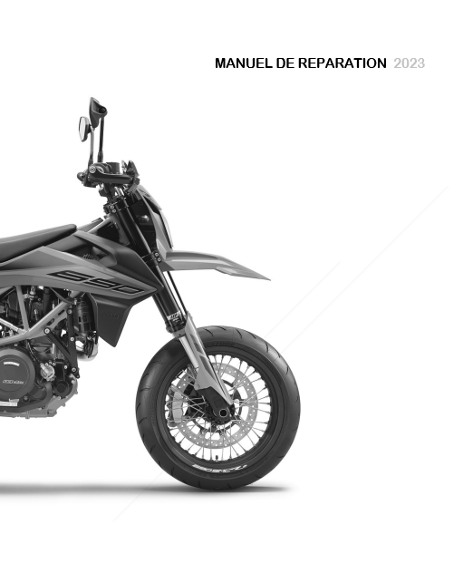 Manuel d'atelier KTM 690 SMC 2023 français Docautomoto