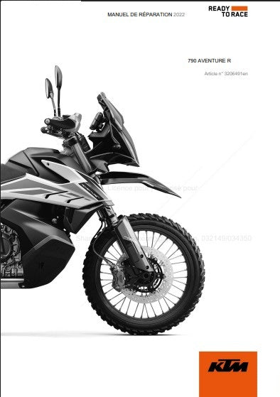 Manuel d'atelier KTM 790 Adventure R 2022 français Docautomoto