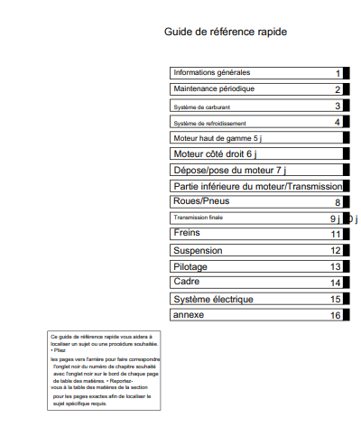 manuel d'atelier Kawasaki KX 85 KX100 2014 Français Docautomoto