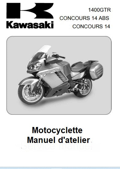 Manuel d'atelier Kawasaki 1400 GTR français { Docautomoto
