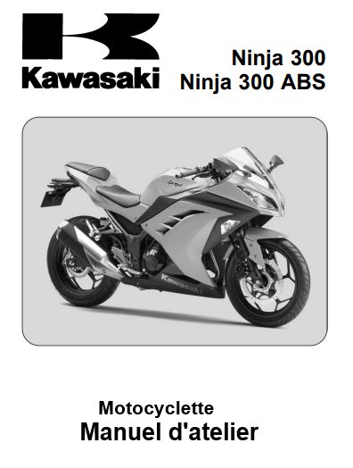 Manuel d'atelier kawasaki 300 Ninja français Docautomoto