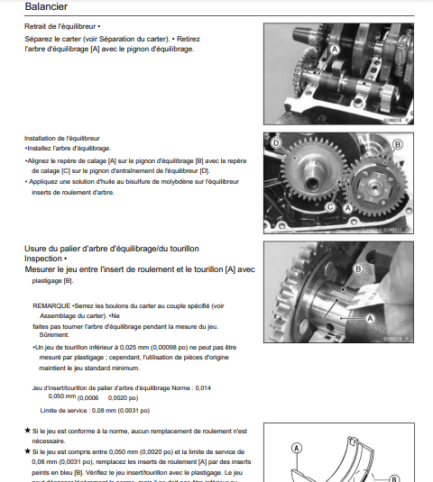 Manuel d'atelier kawasaki 300 Ninja français Docautomoto