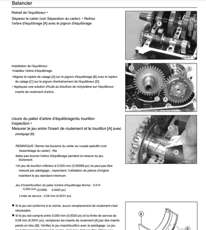 Manuel d'atelier kawasaki 300 Ninja français Docautomoto
